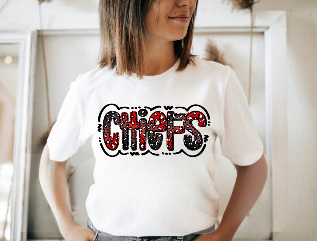 Chiefs (Red & Black Cheetah)
