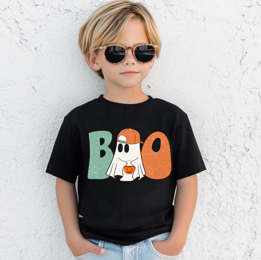 Retro Ghost with Hat Boo