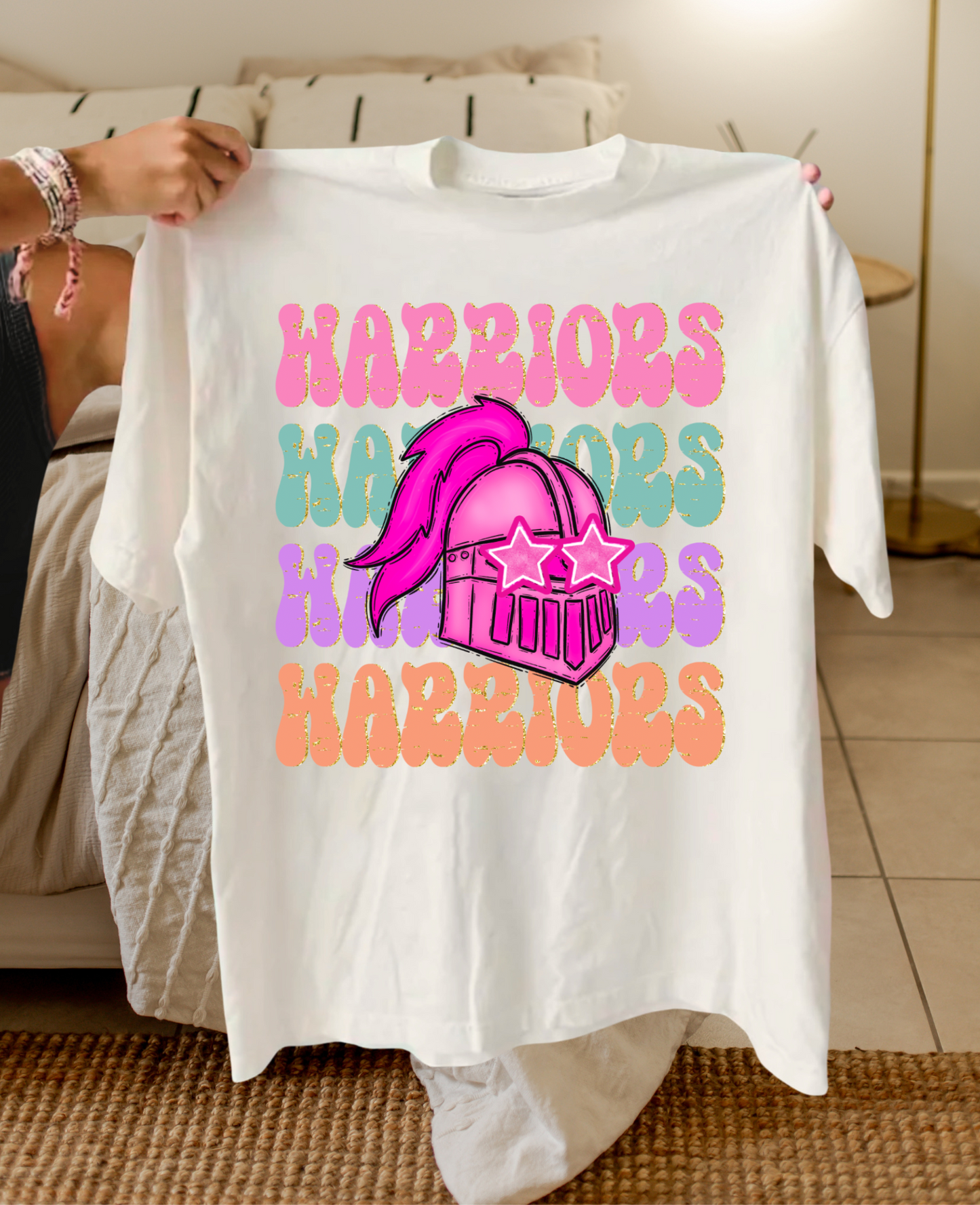 Preppy Mascot - Warriors tee