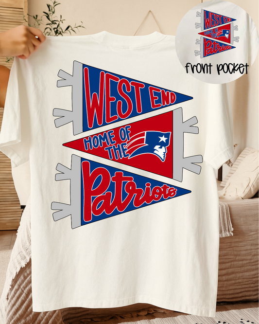 West End Patriots Spirit Flags