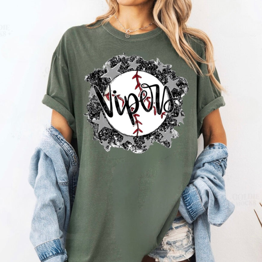 Vipers Baseball tee