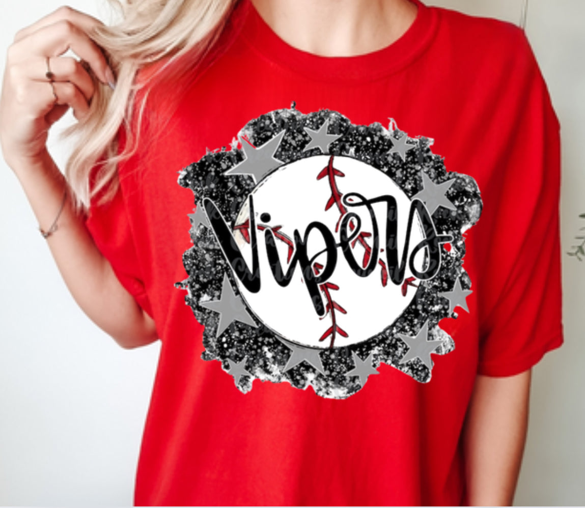 Vipers Baseball tee