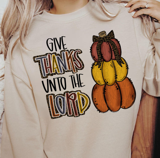 Give Thanks to the Lord
