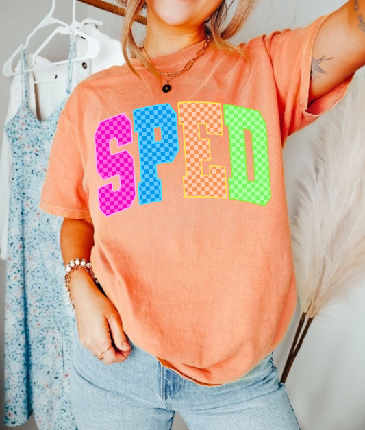 Checkered Neon SPED