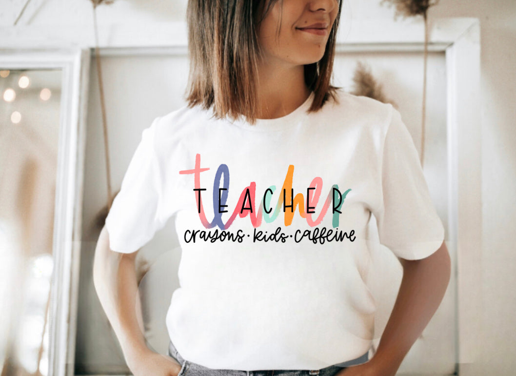 Teacher (Crayons, Kids, Caffeine)