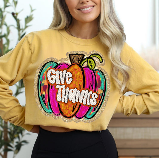Give Thanks Pumpkin