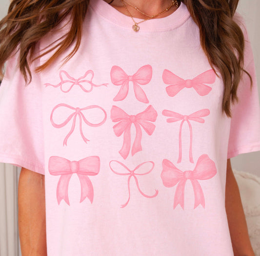 Preppy Pink Coquette Bows