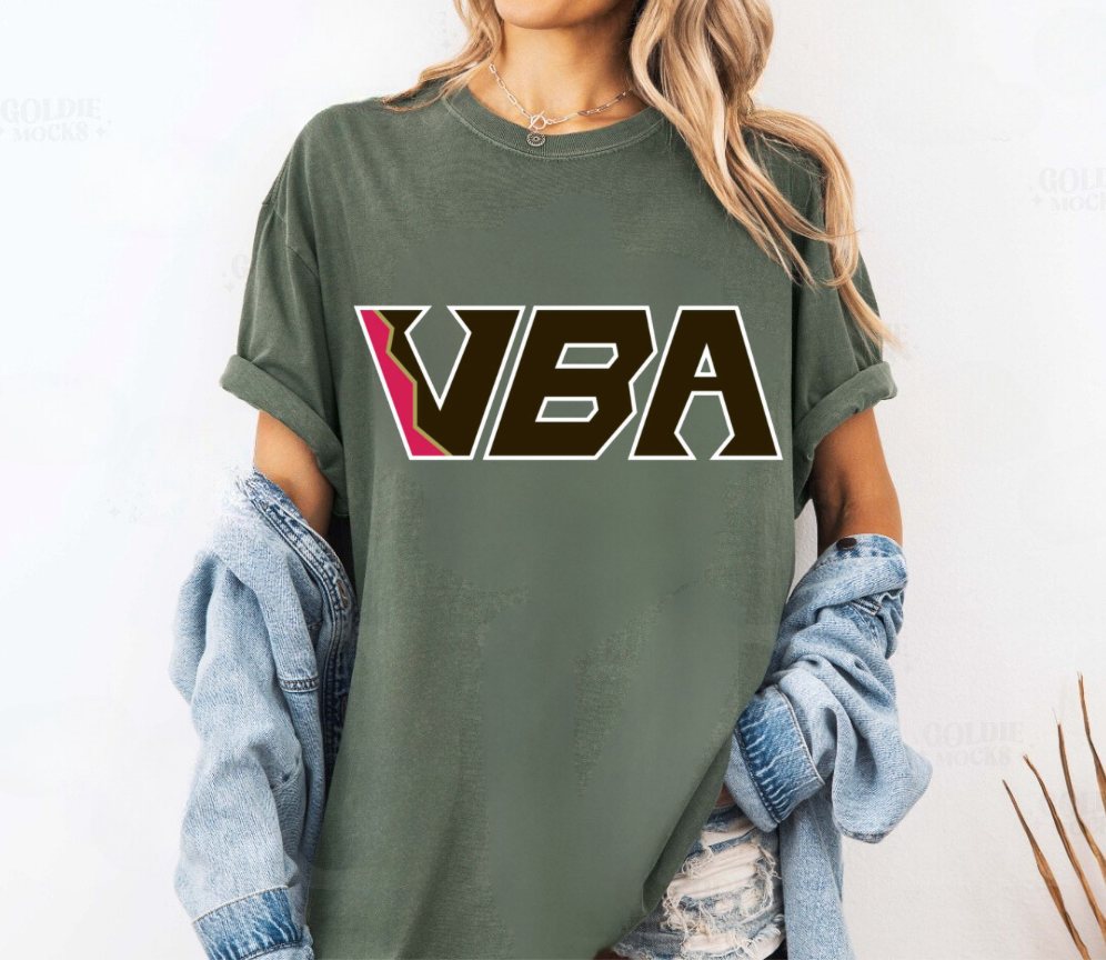 VBA Black logo tee