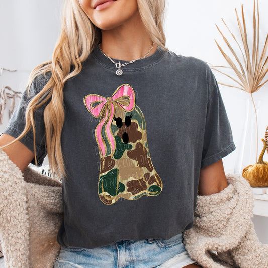 Camo Ghost with Bow