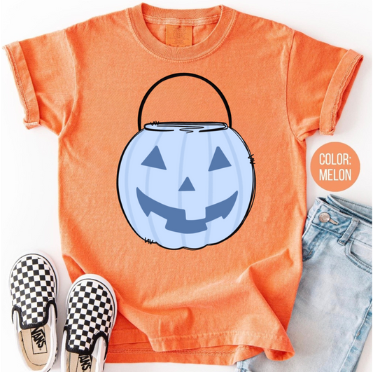 Blue Pumpkin Bucket
