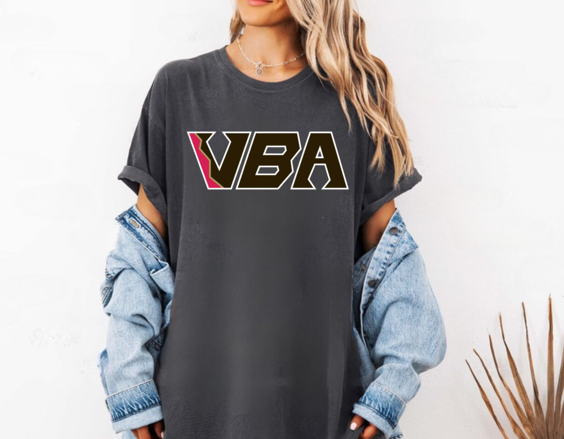 VBA Black logo tee