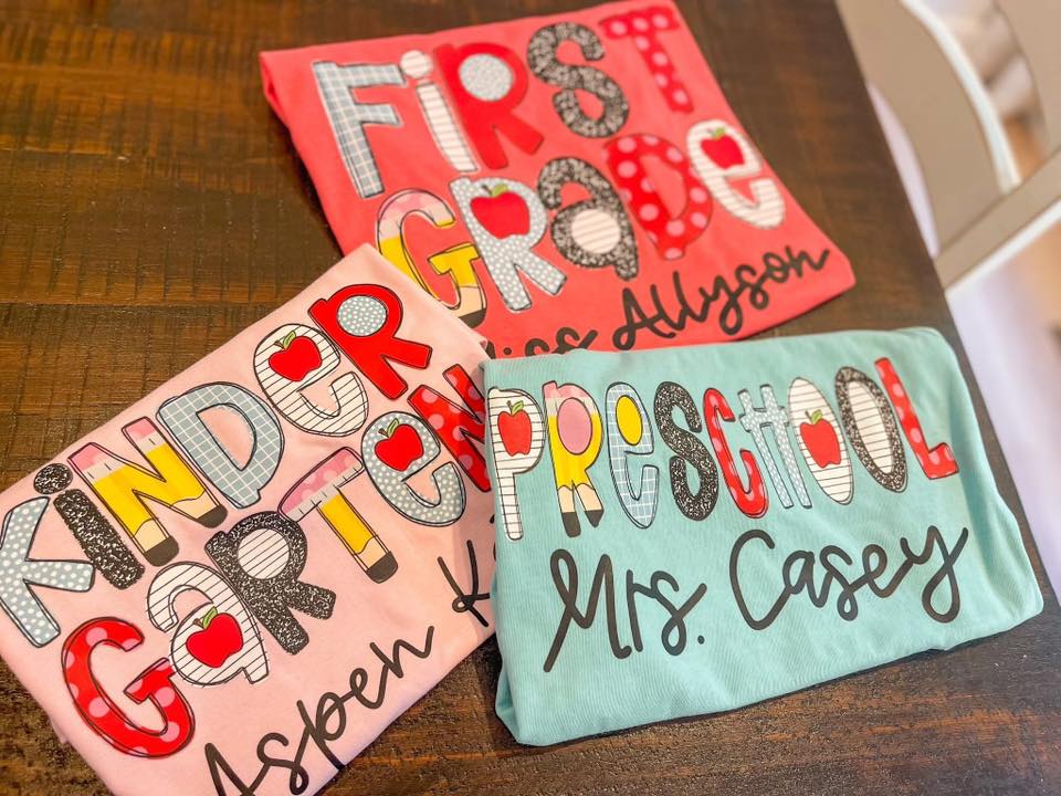 Back to School font | Customized with name