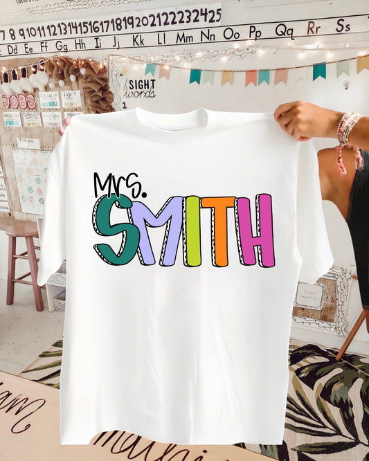 Teacher - Customized Name