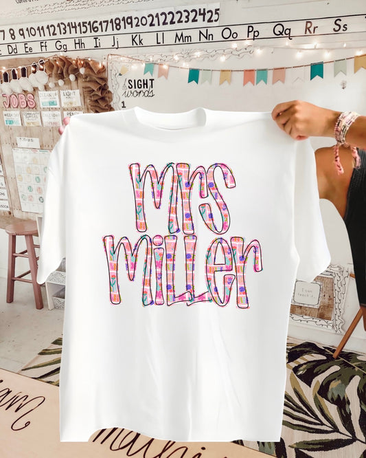 Quilted Floral Customized