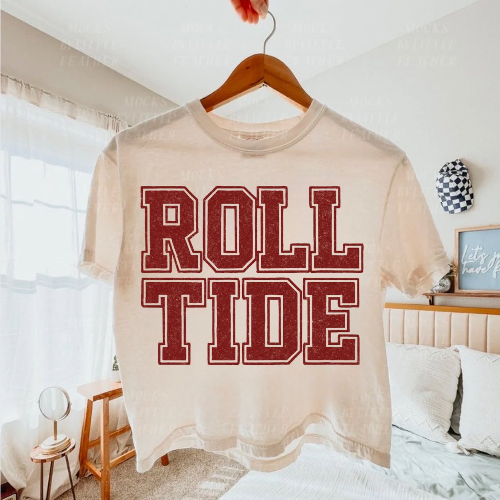 Roll Tide (crimson)