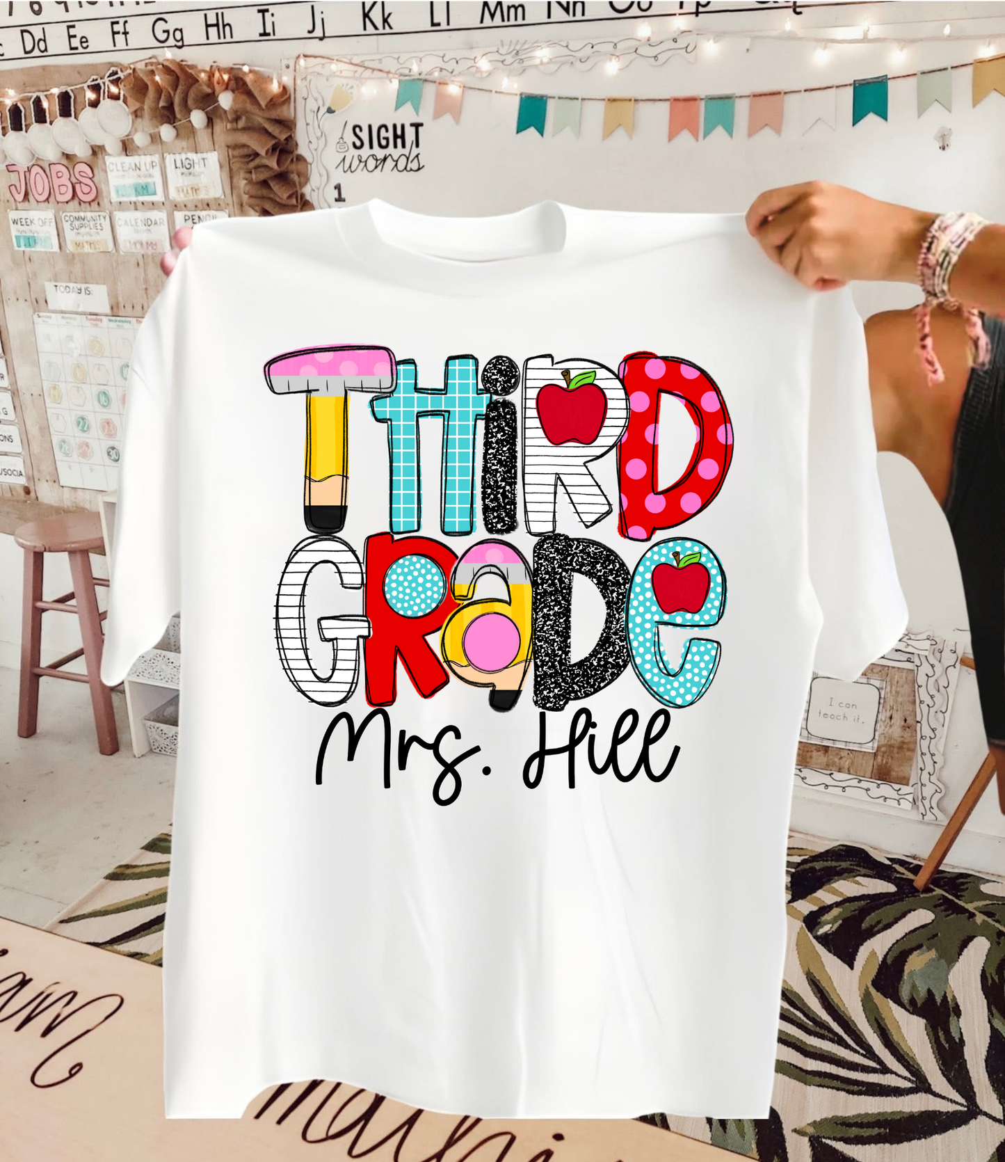 Back to School font | Customized with name