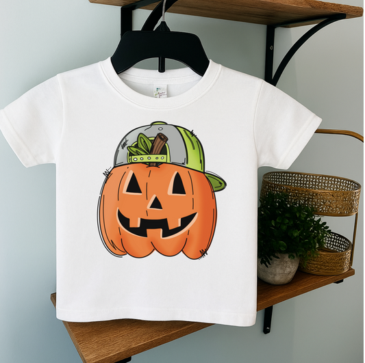 Backwards Hat Pumpkin