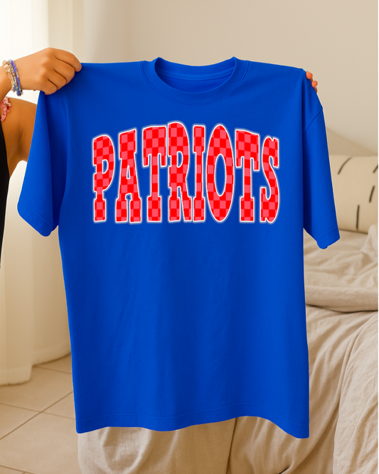 Patriots Red Checkered