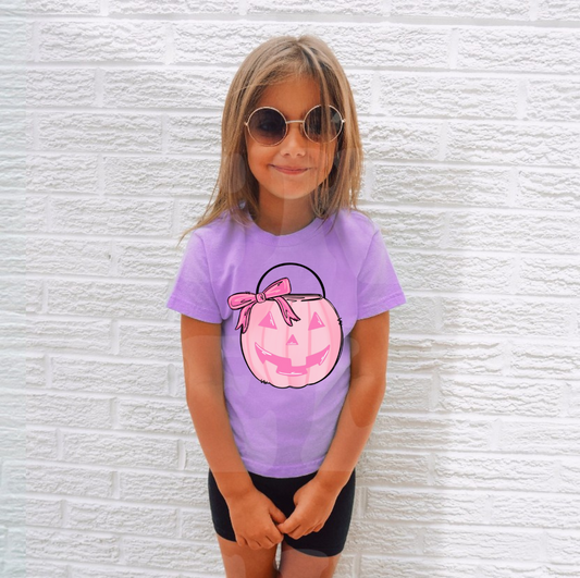 Pink Pumpkin Bucket