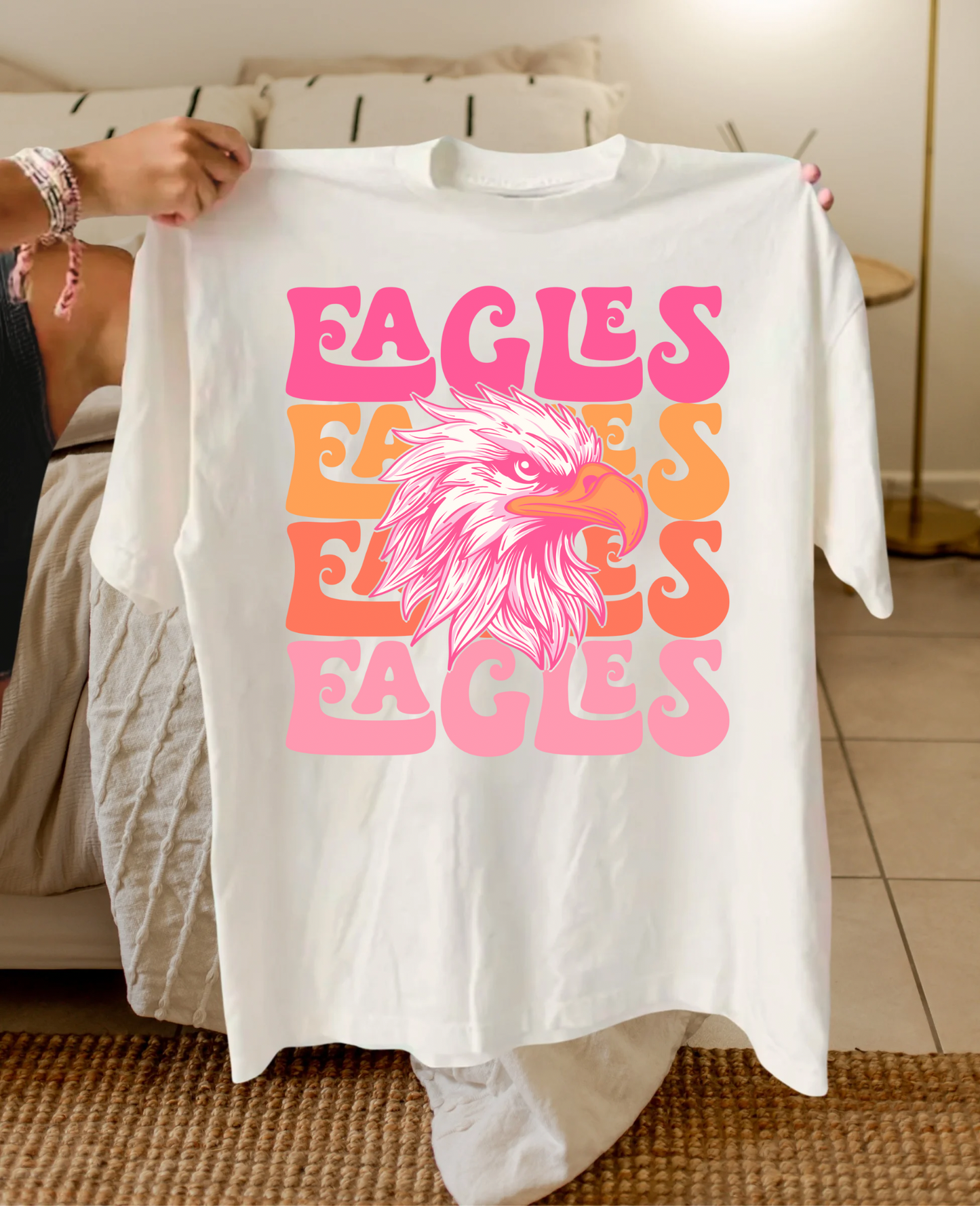 Pink Eagles tee