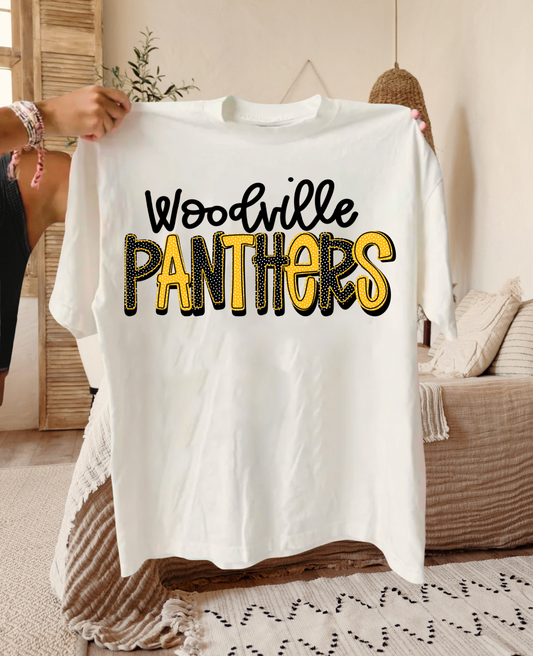 Woodville Panthers Polka Dot