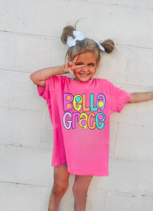 Custom Colorful Bubble letters