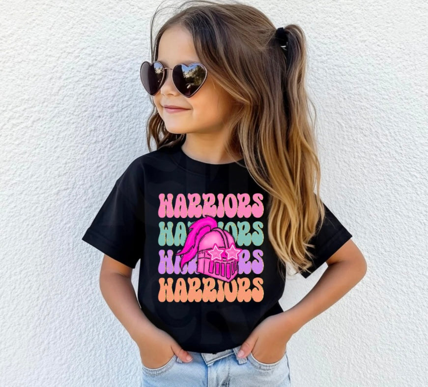 Preppy Mascot - Warriors tee