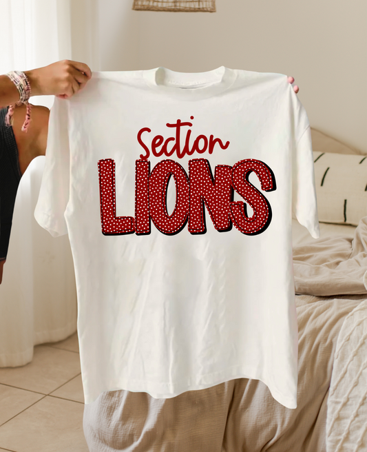 Section Lions Polka dot