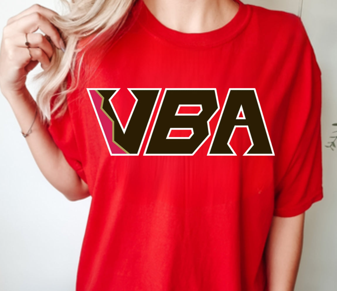 VBA Black logo tee