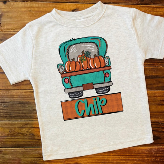 Pumpkin Truck (personalized)