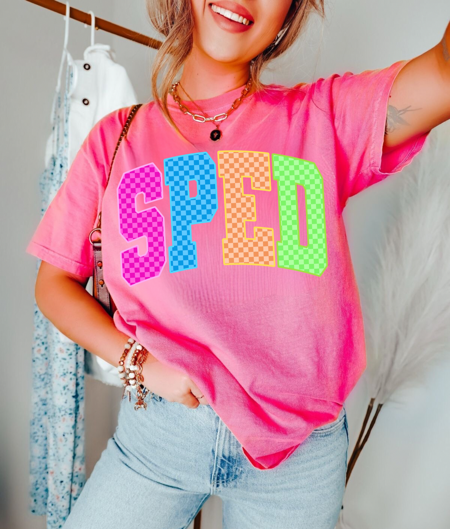 Checkered Neon SPED