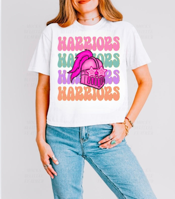 Preppy Mascot - Warriors tee
