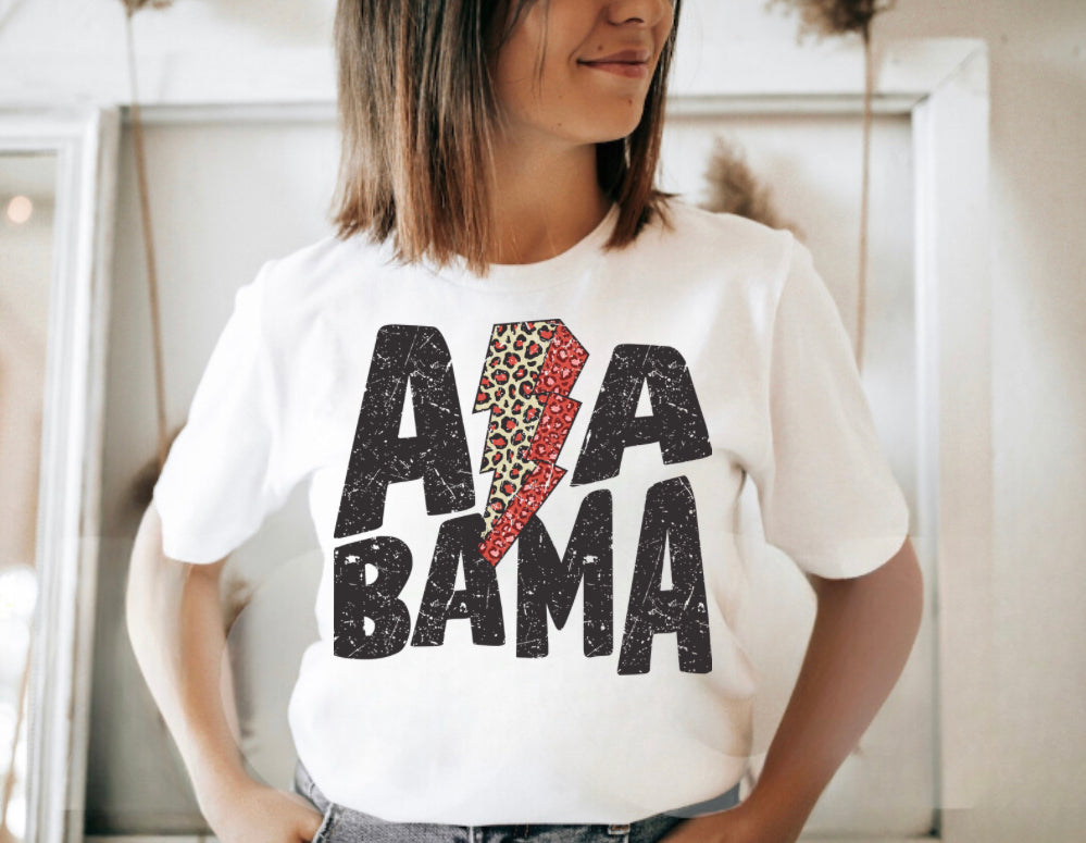Alabama Lightening Bolt