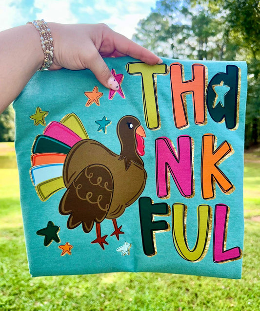 Handpainted Thankful Turkey