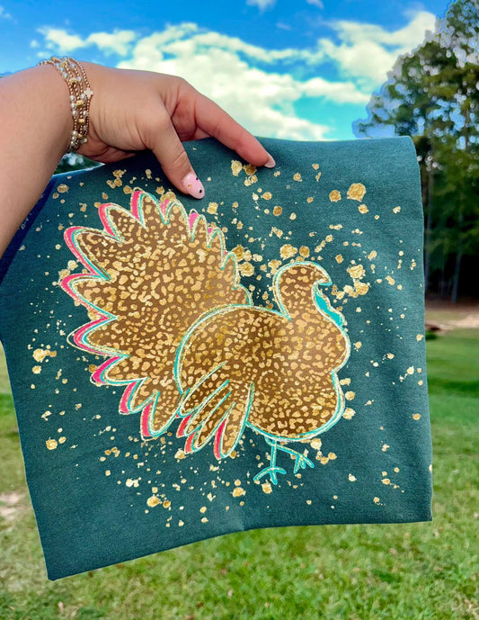 Handpainted leopard Turkey