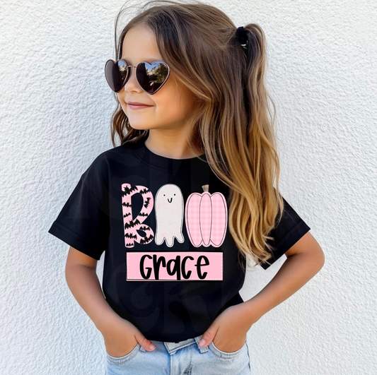 Pink Girls’ Boo (personalized)