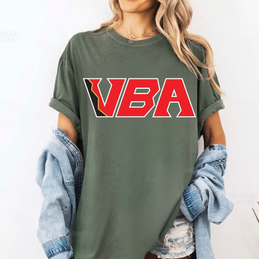 VBA Red logo tee