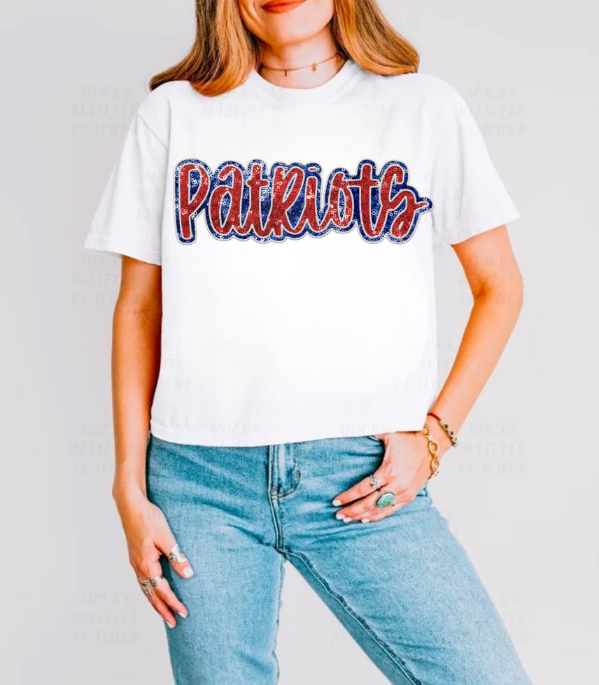 Patriots Faux Sequins