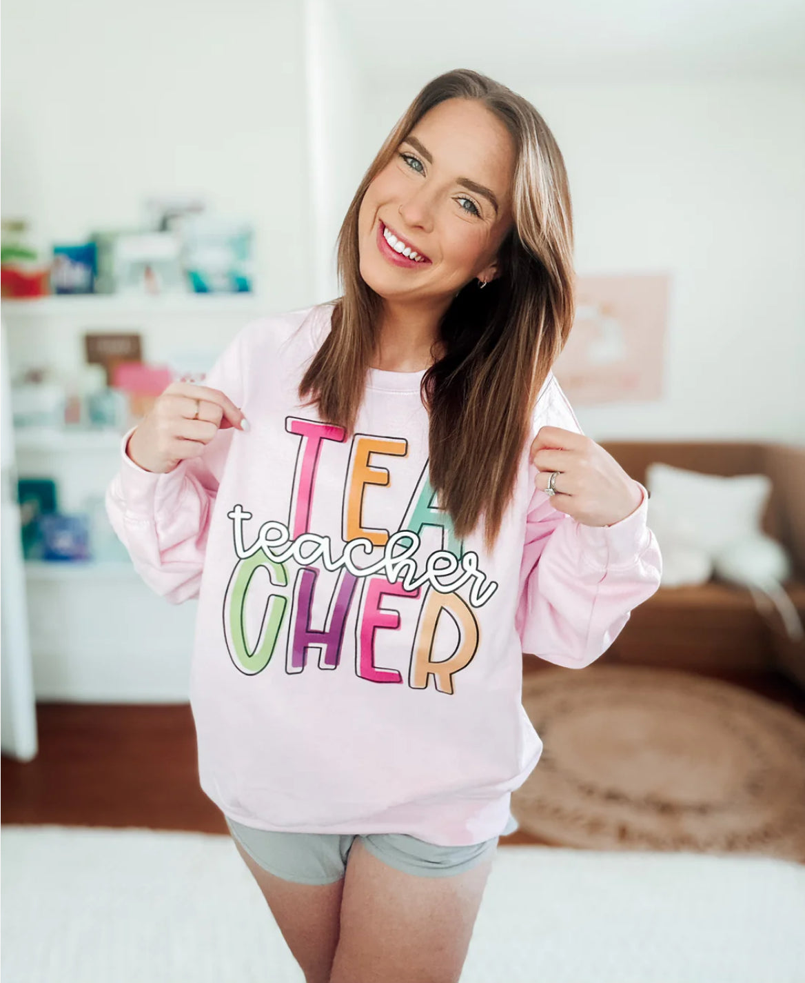 Colorful Teacher tee