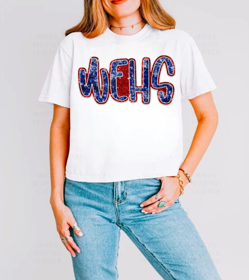 WEHS Faux Sequins