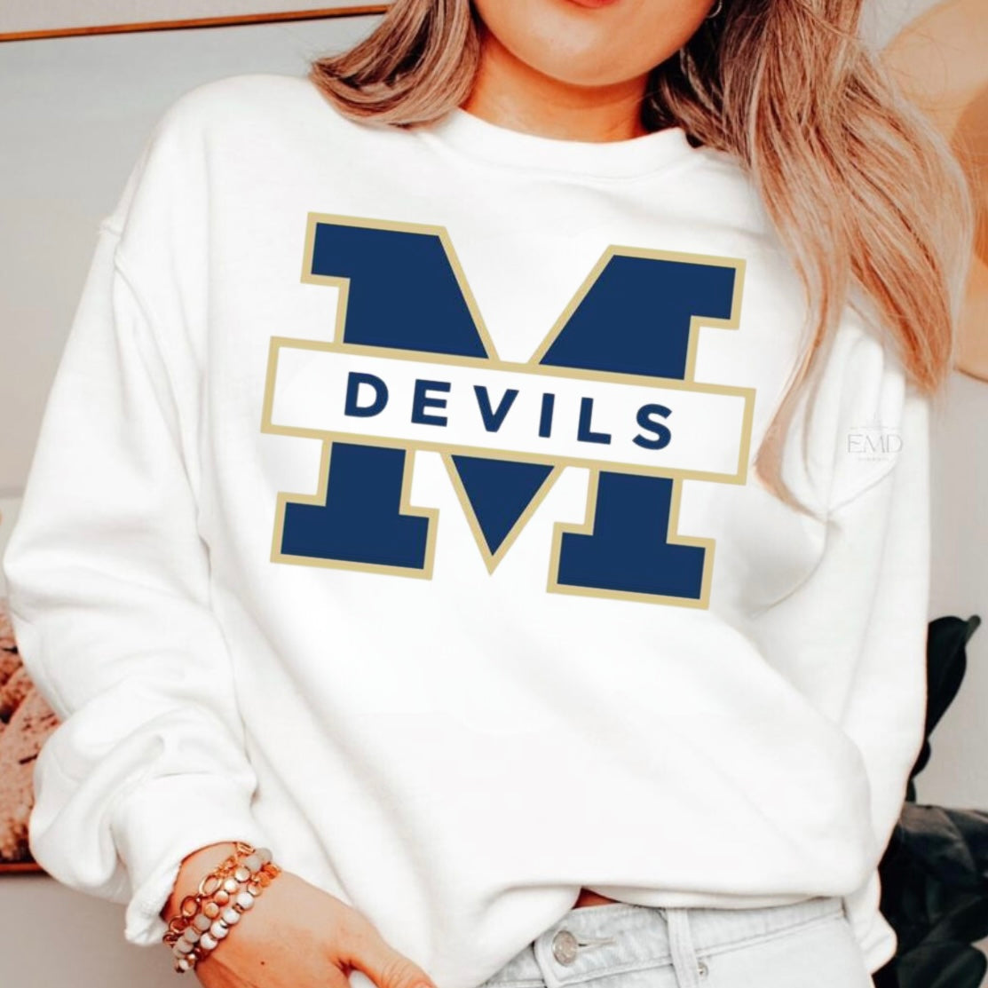 Moody Blue Devils Logo