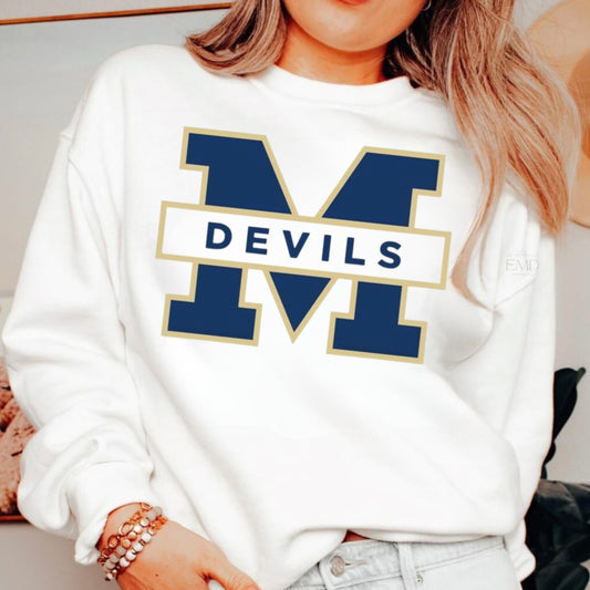 Moody Blue Devils Logo