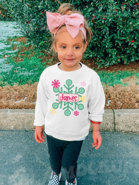 Snowflake Custom Name (Youth)