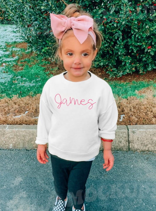 Faux Stitch Custom Name (Youth)