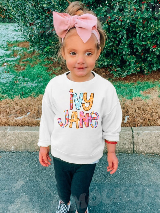 Bright Groovy Custom Name (Youth)