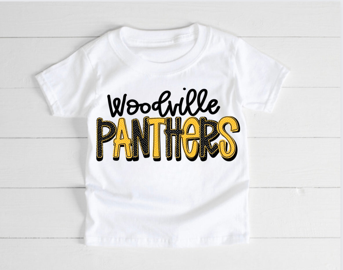 Woodville Panthers Polka Dot