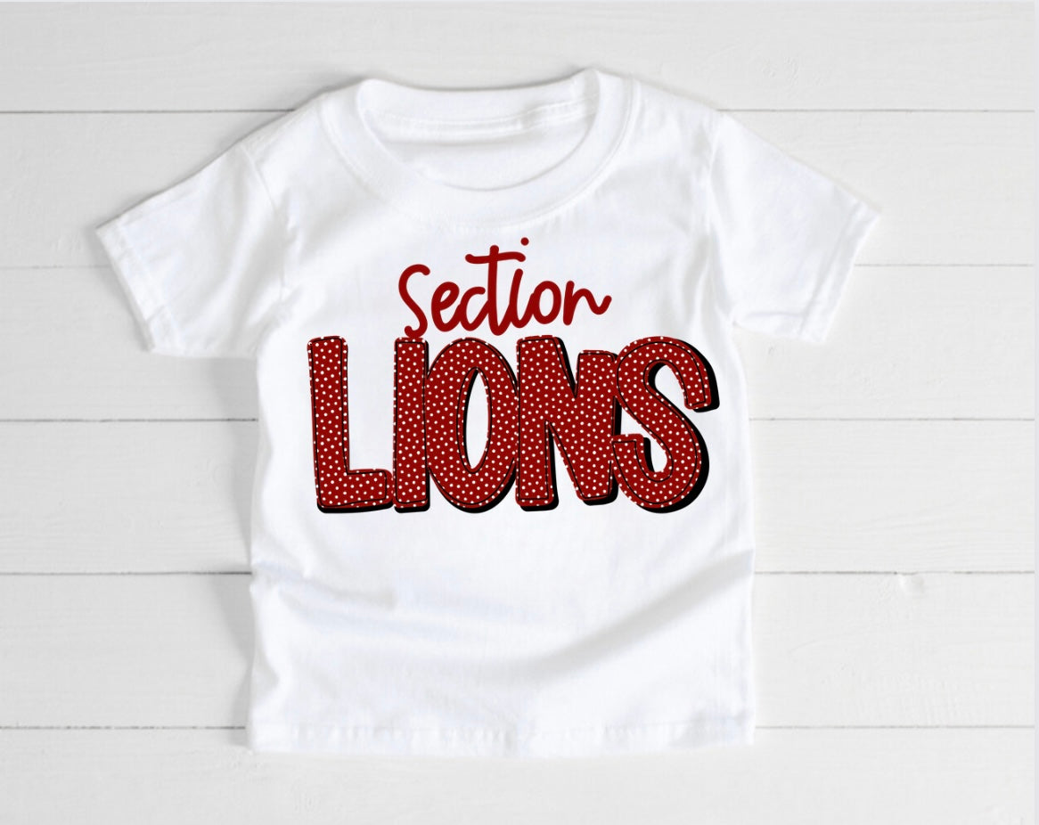 Section Lions Polka dot