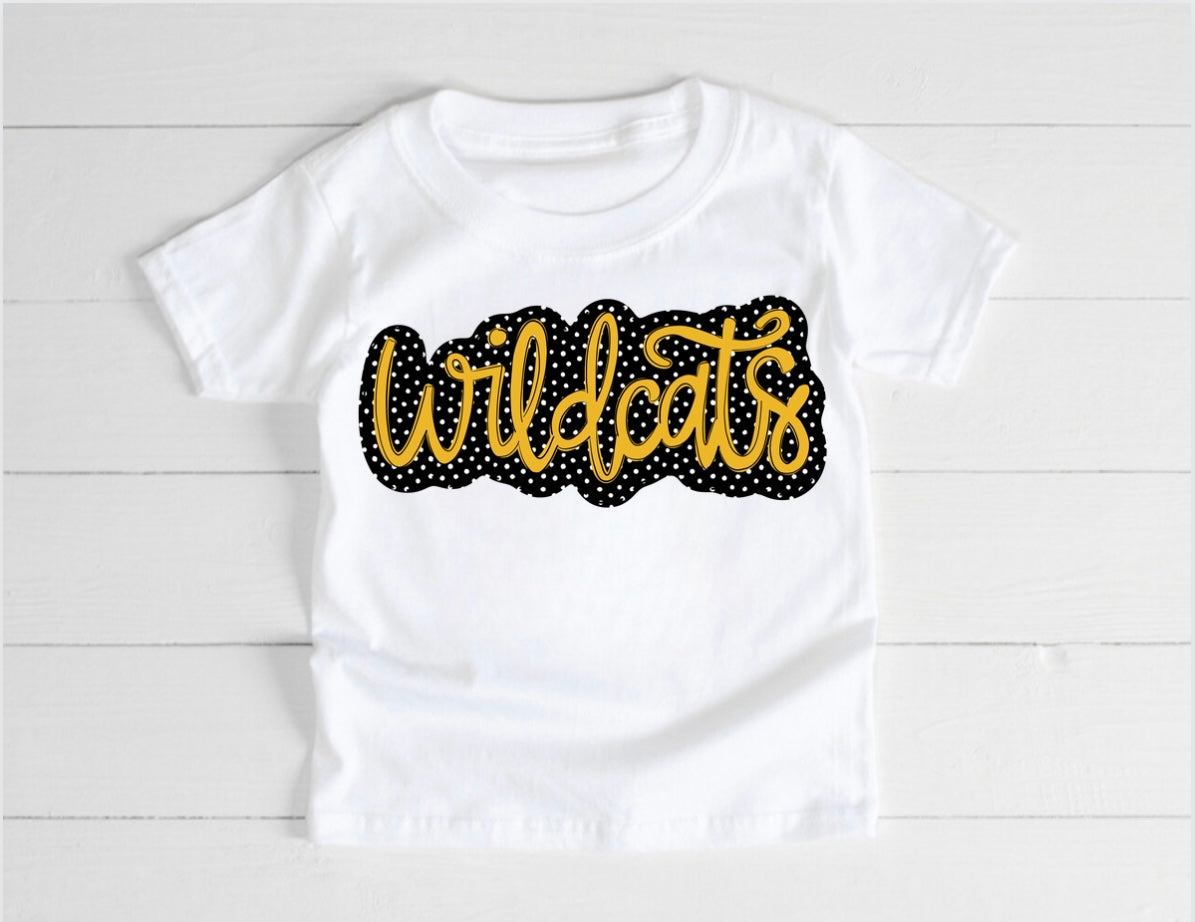 Wildcats Team Dot Design