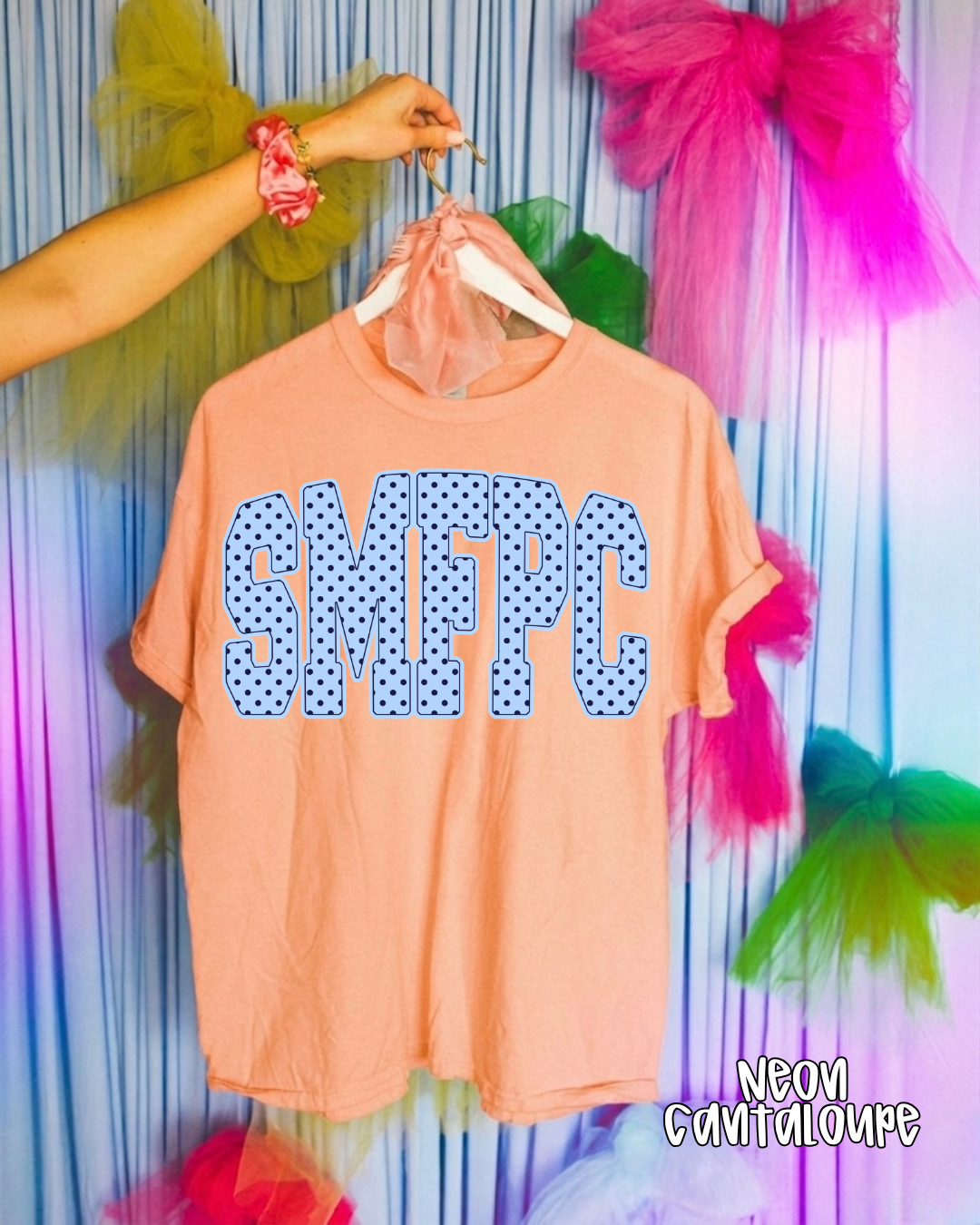 SMFPC blue polka dots