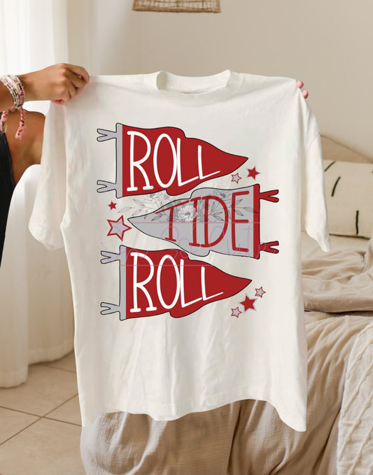 Roll Tide Roll Pennant Flags